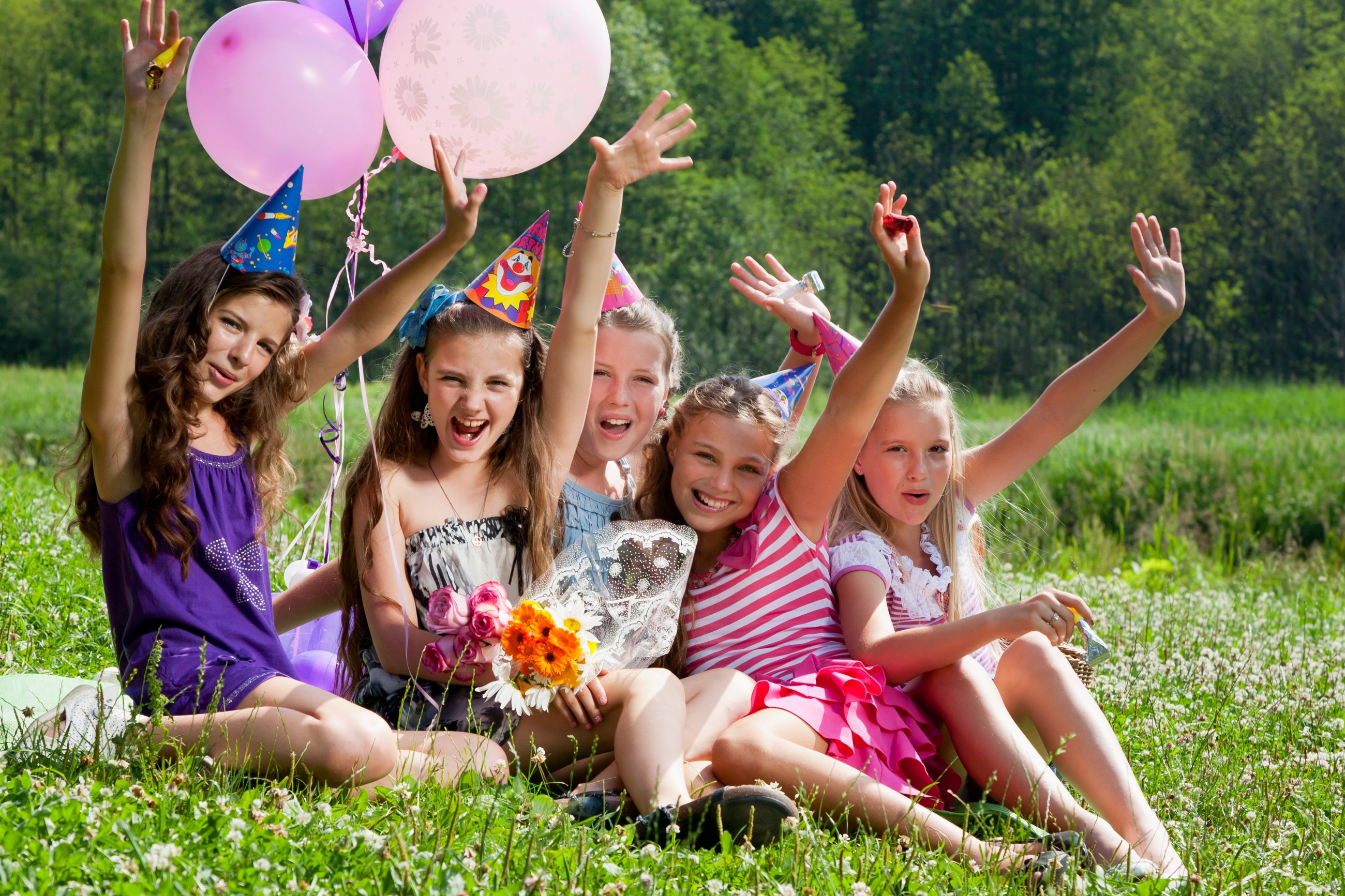 вечеринка для девочек на день рождения